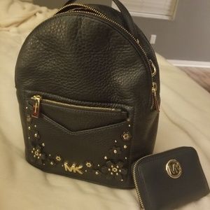 MK Mini Backpack and wallet